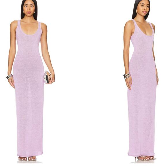 SER.O.YA Jasmine Knit Dress in Lilac - Picture 1 of 10